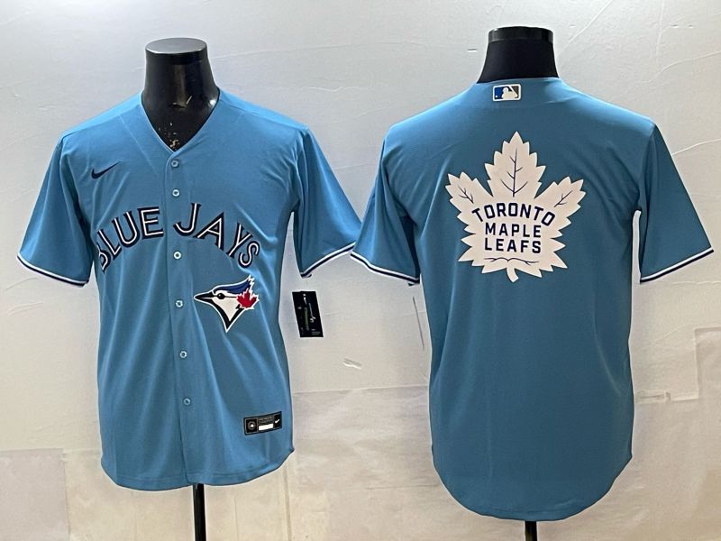 Men 2025 Toronto Blue Jays Blank Light Blue Game Nike MLB Jersey style 06->toronto blue jays->MLB Jersey